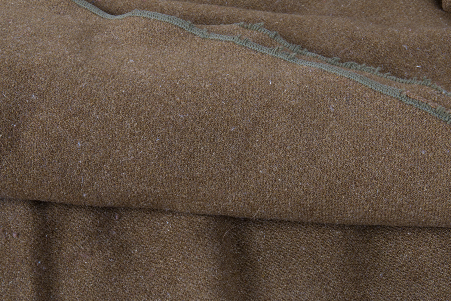 U.S Service Flag and Large Brown Blanket