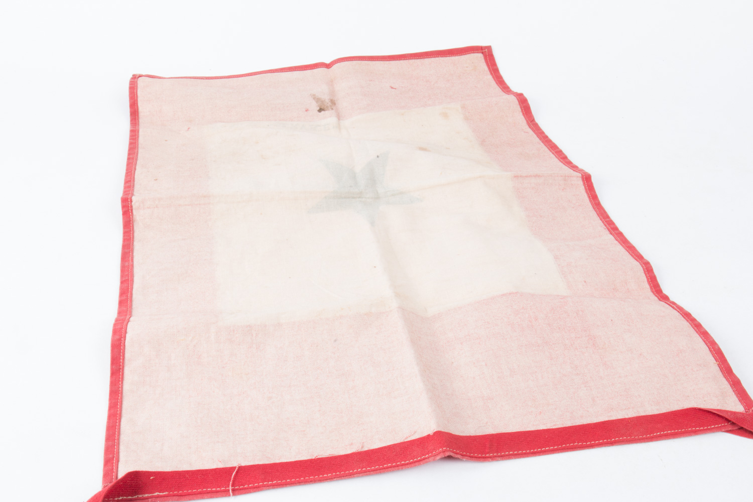 U.S Service Flag and Large Brown Blanket