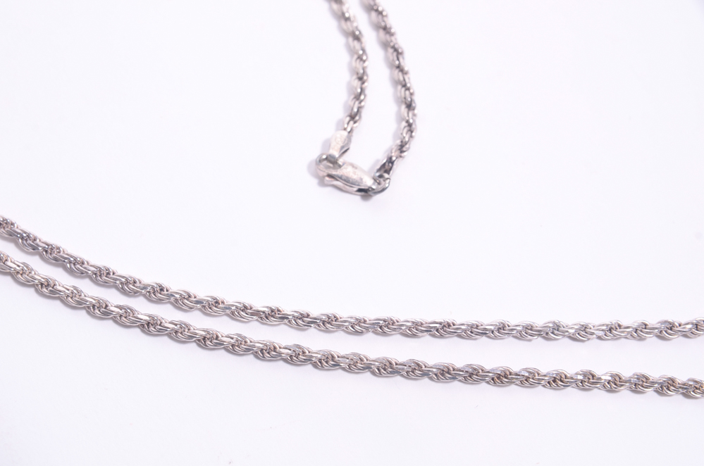 Sterling Silver Bracelets and Necklace