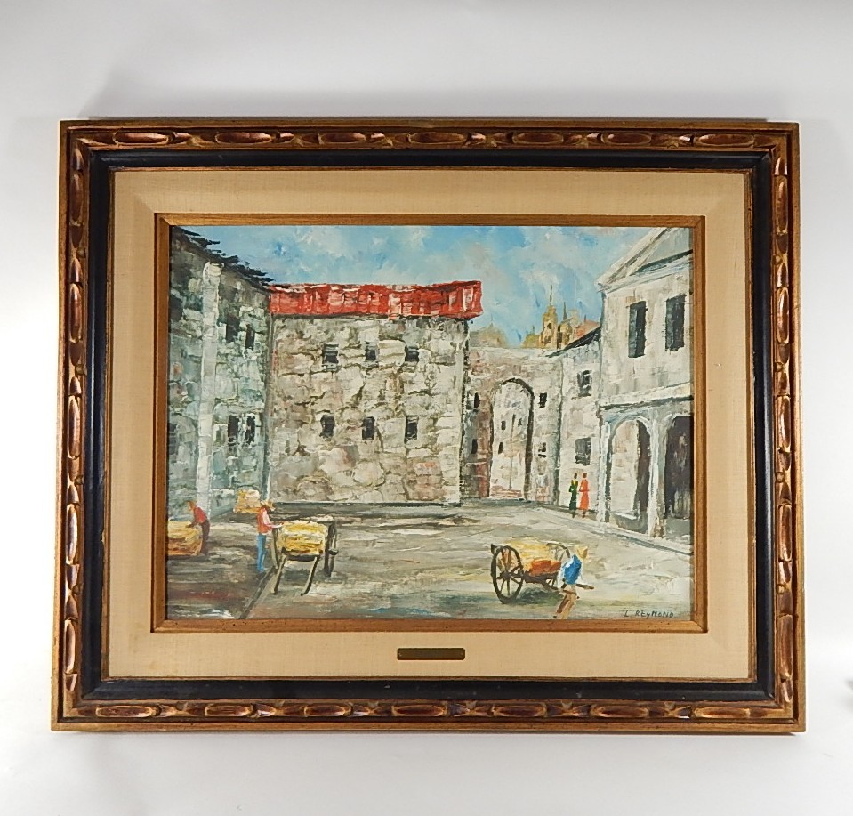 L. Reymond Signed Original Painting on Canvas