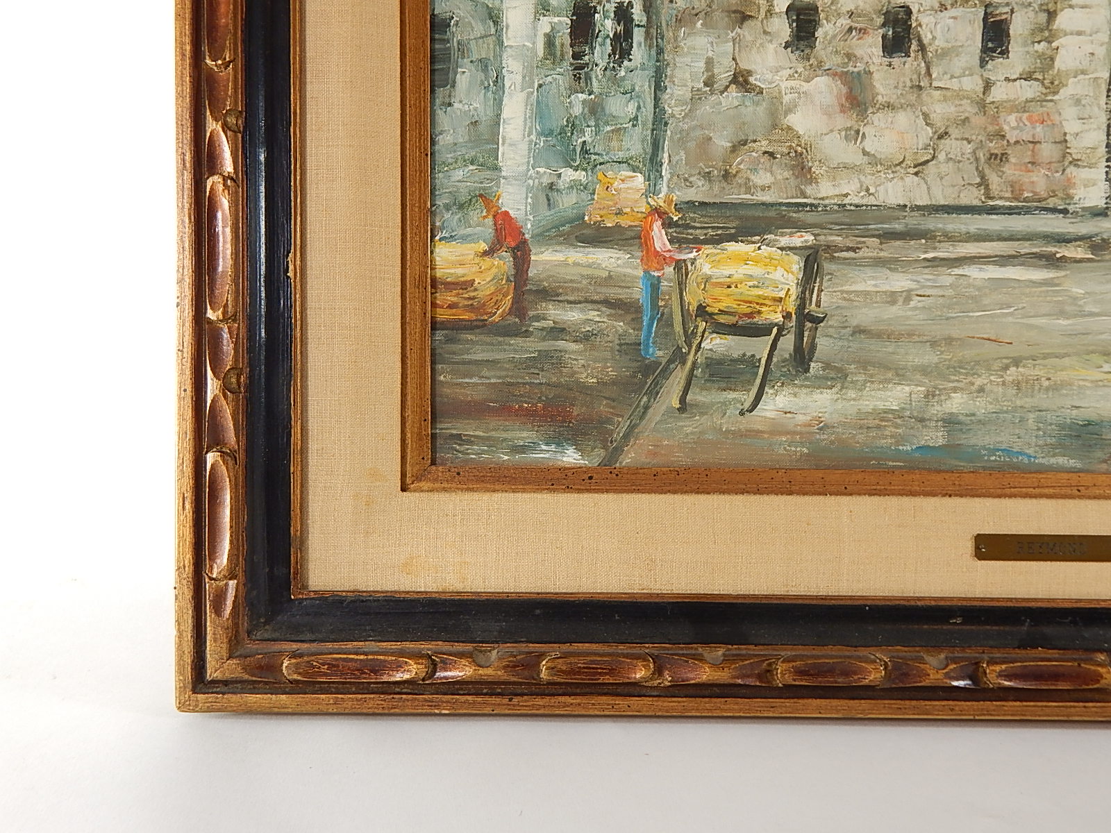 L. Reymond Signed Original Painting on Canvas