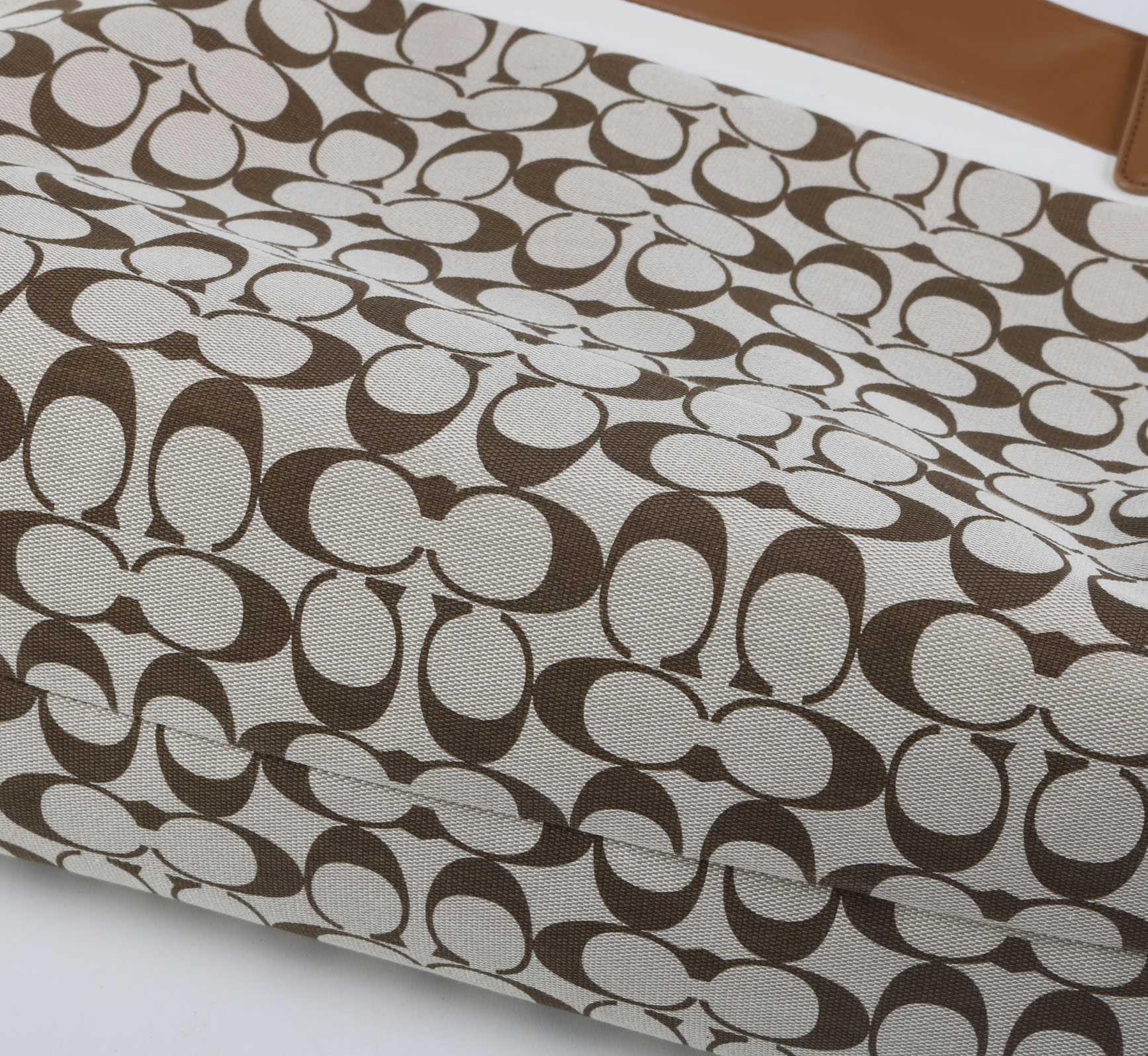 Coach Signature Printed Fabric Tote