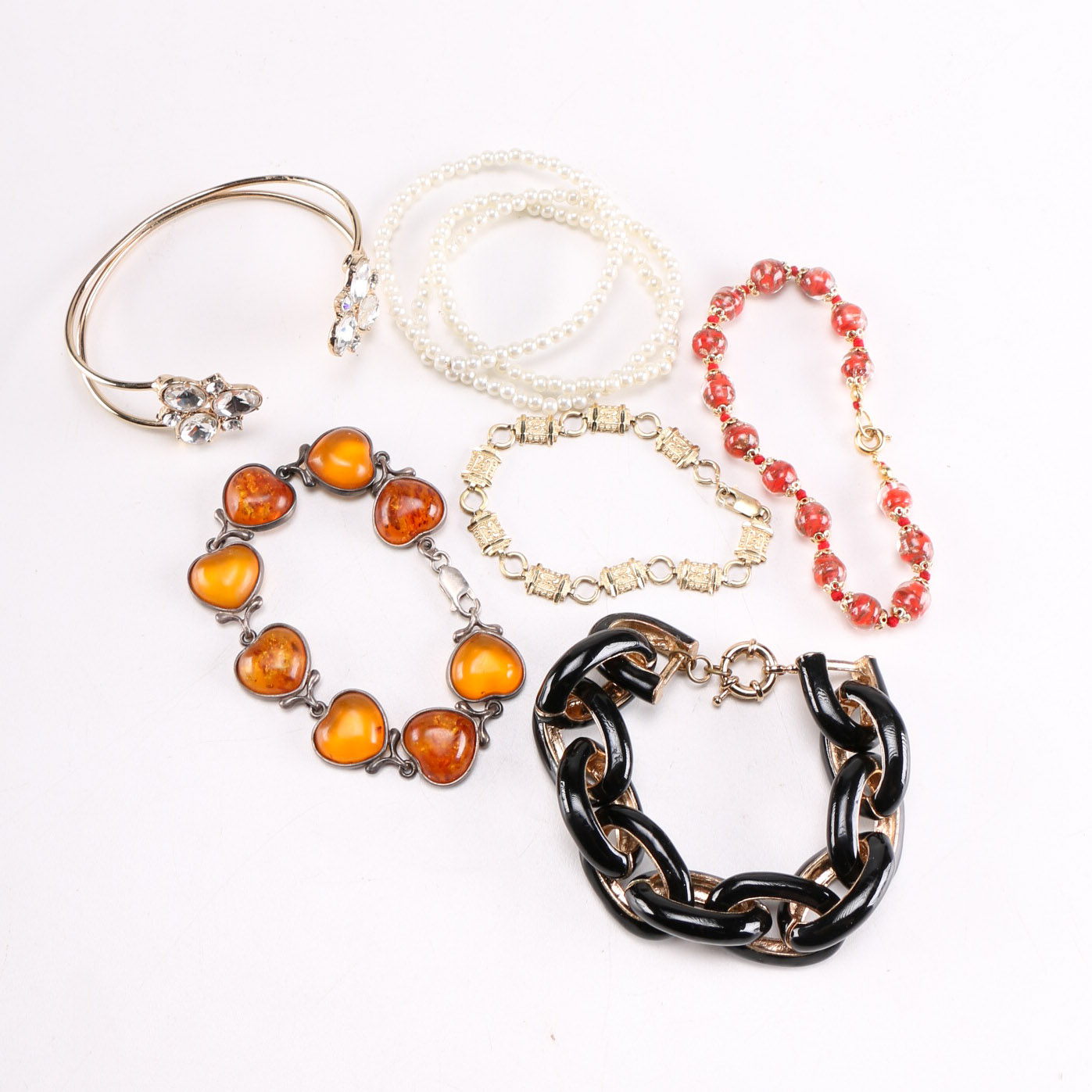 Group of Costume Bracelets