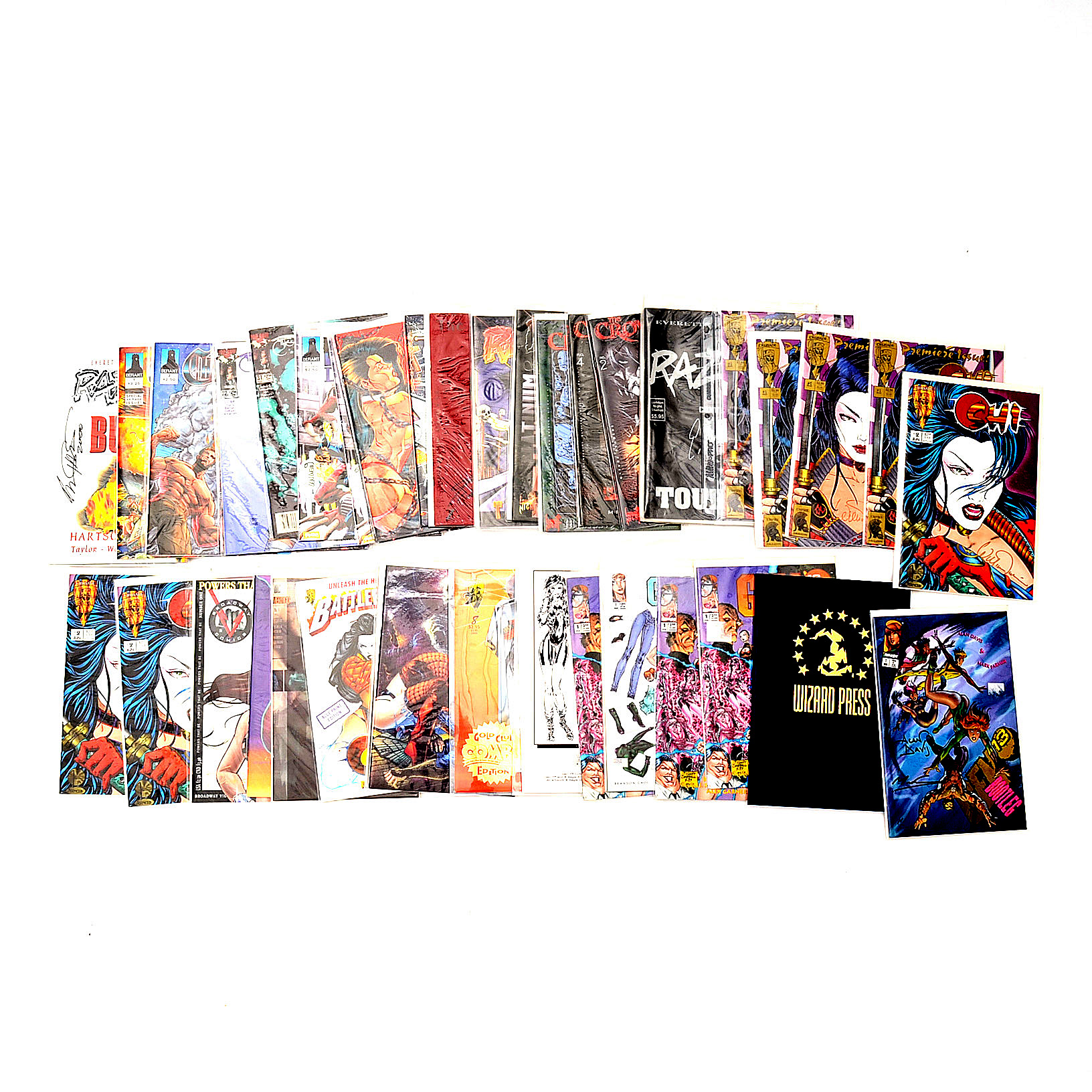 Collection of Modern Era Mixed Publisher Comics including Shi, Gen 13, Razor and Crow Titles