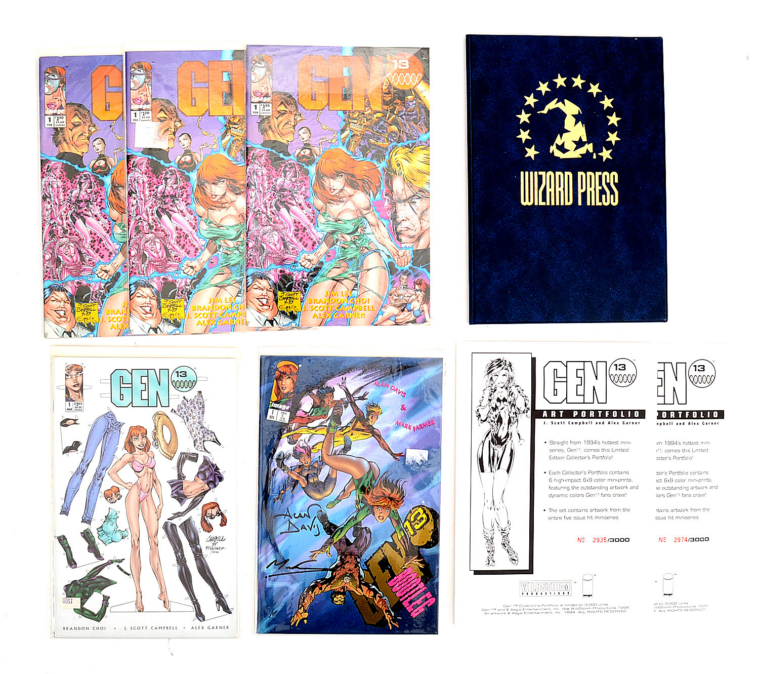 Collection of Modern Era Mixed Publisher Comics including Shi, Gen 13, Razor and Crow Titles