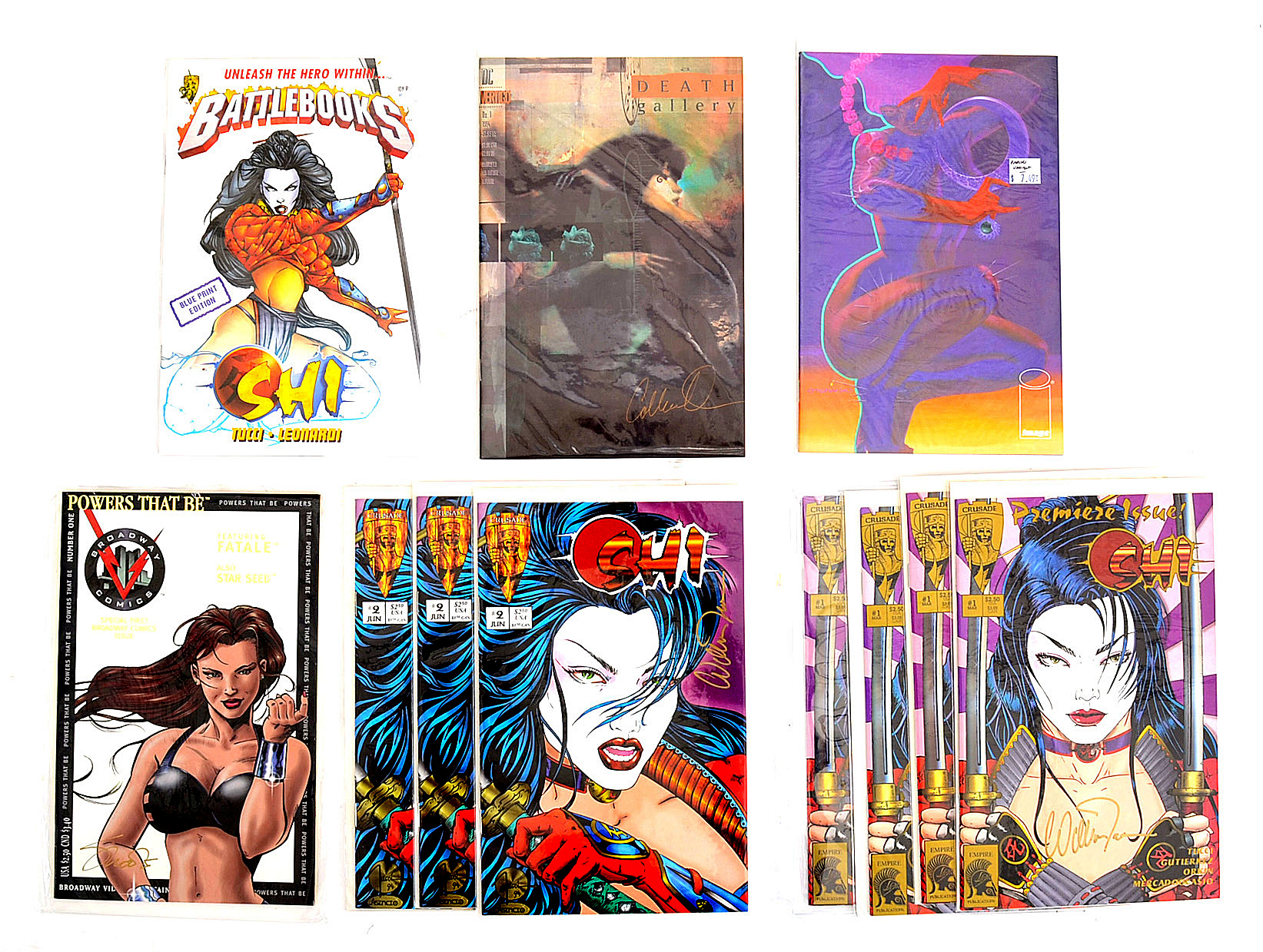 Collection of Modern Era Mixed Publisher Comics including Shi, Gen 13, Razor and Crow Titles