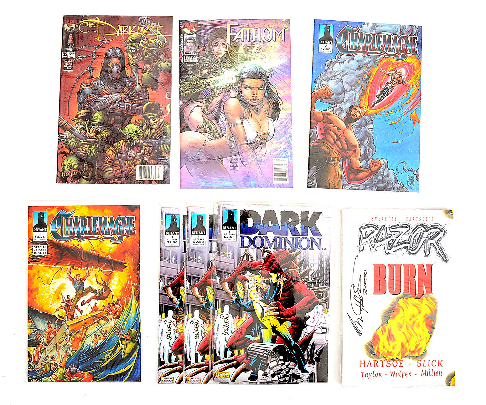 Collection of Modern Era Mixed Publisher Comics including Shi, Gen 13, Razor and Crow Titles