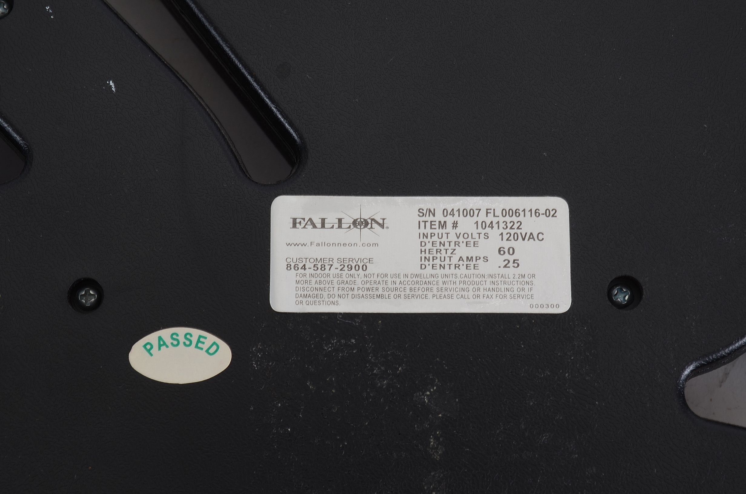 Lighted Budweiser Sign