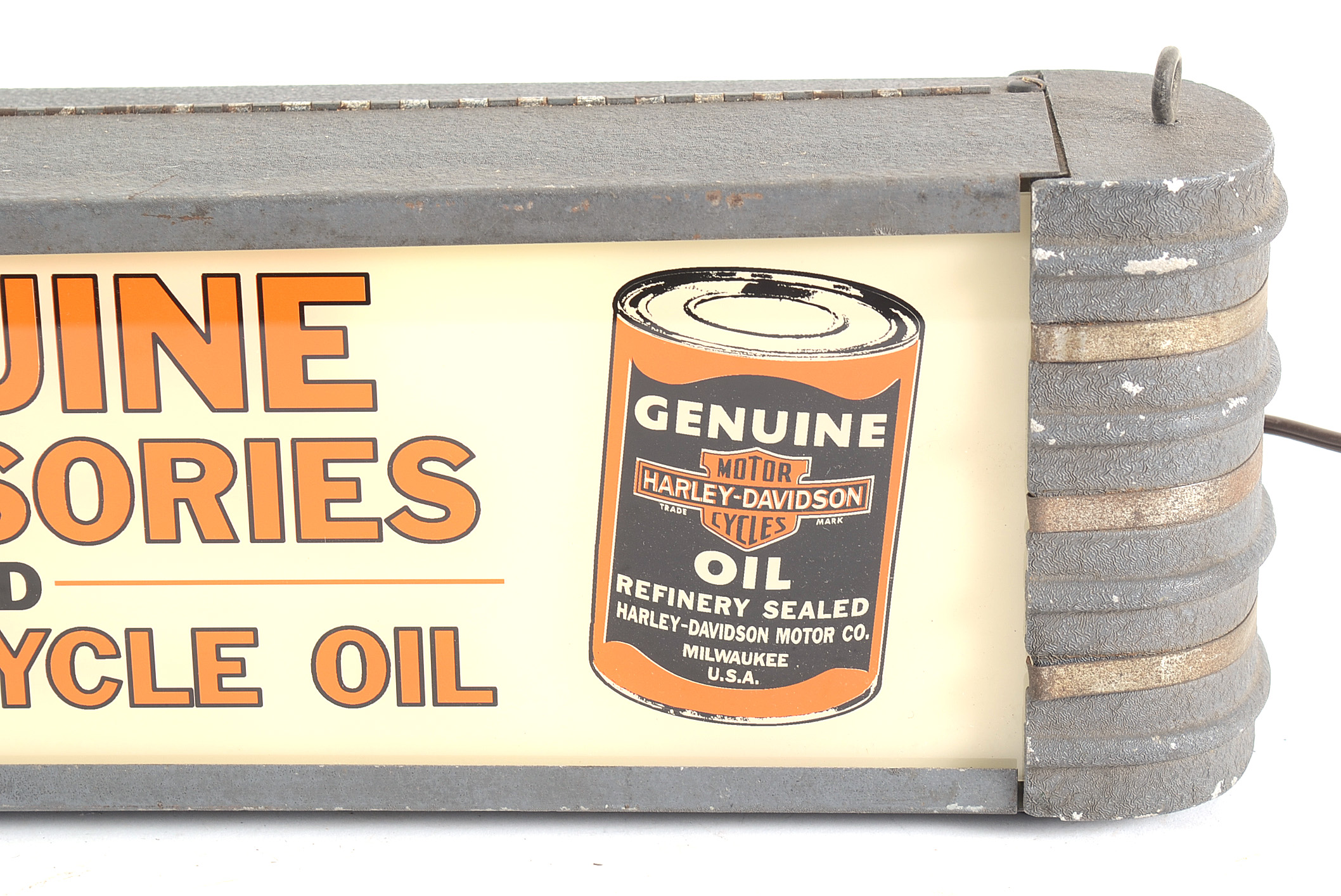 Vintage Harley Davidson Lighted Sign