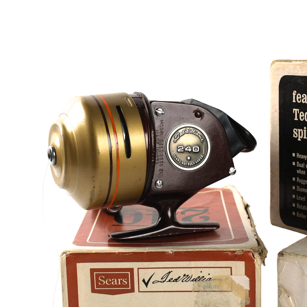 Vintage Sears Ted Williams Casting Reel Collection