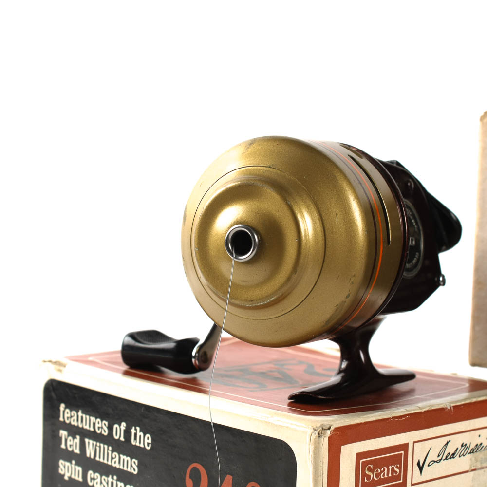 Vintage Sears Ted Williams Casting Reel Collection