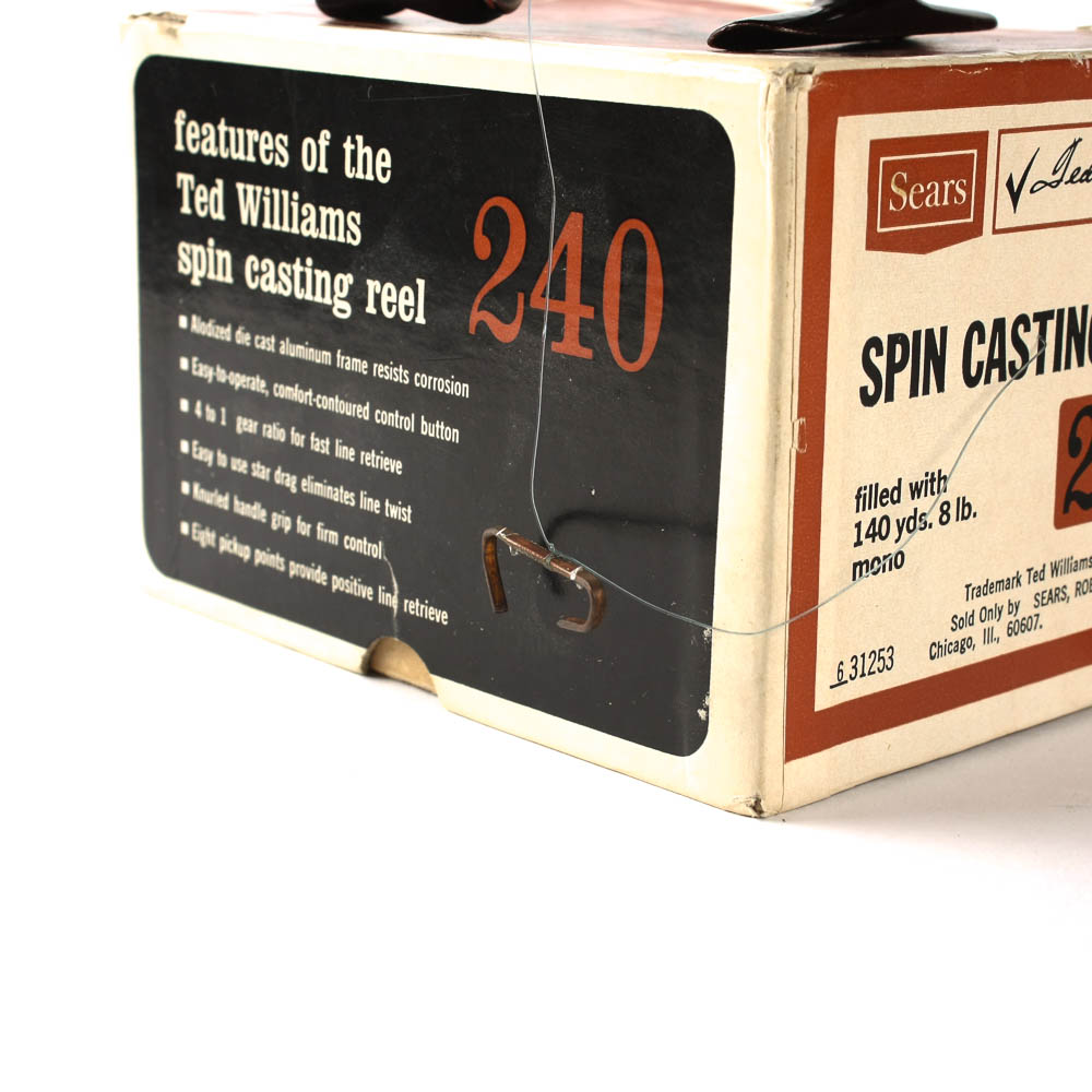Vintage Sears Ted Williams Casting Reel Collection