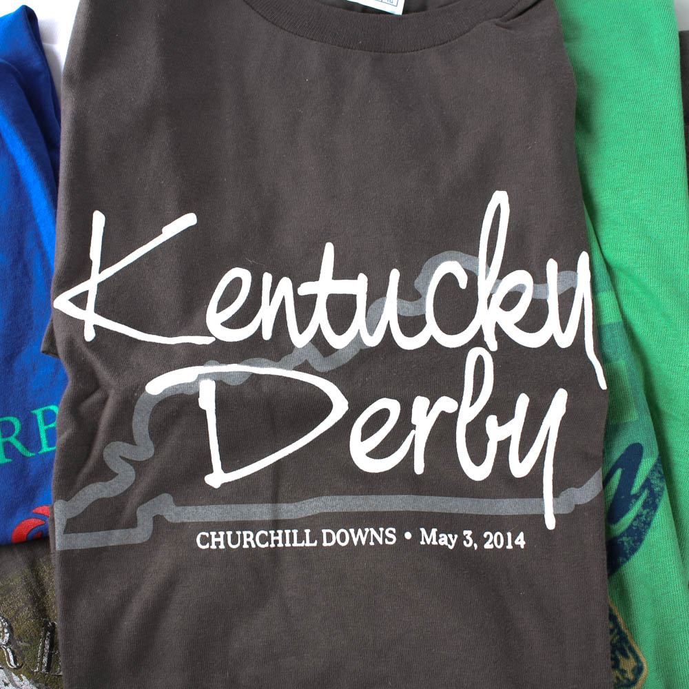 Collection of Kentucky Derby Souvenir T-Shirts from 2011-16