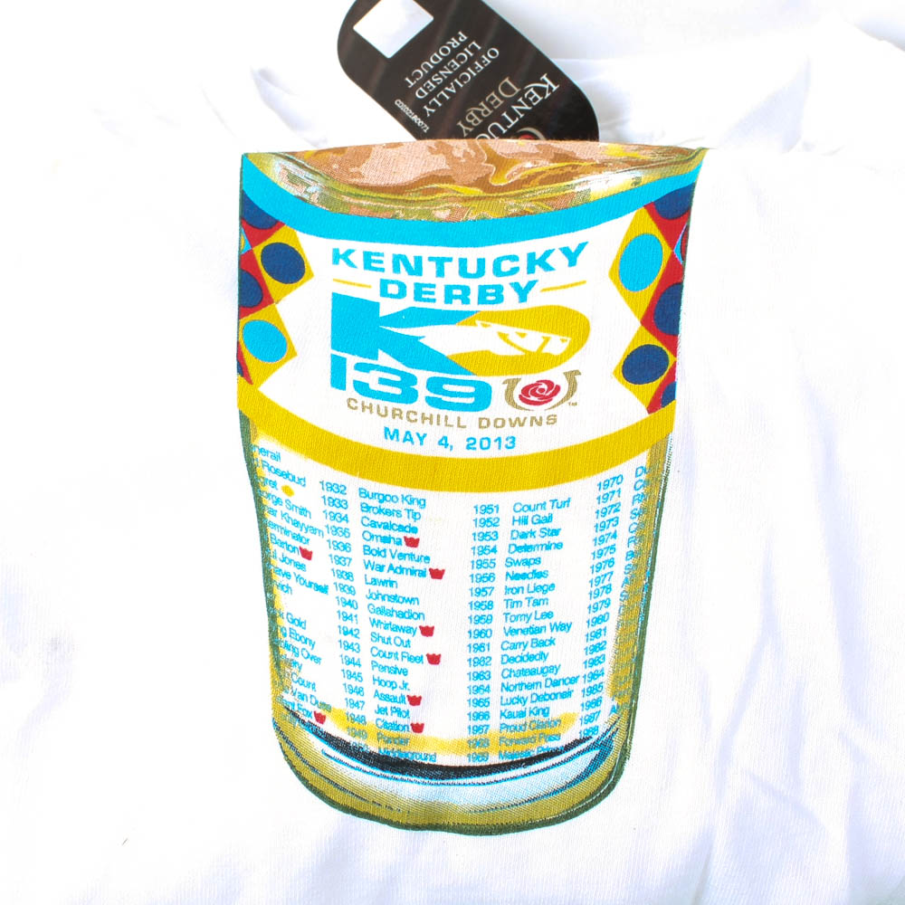 Collection of Kentucky Derby Souvenir T-Shirts from 2011-16