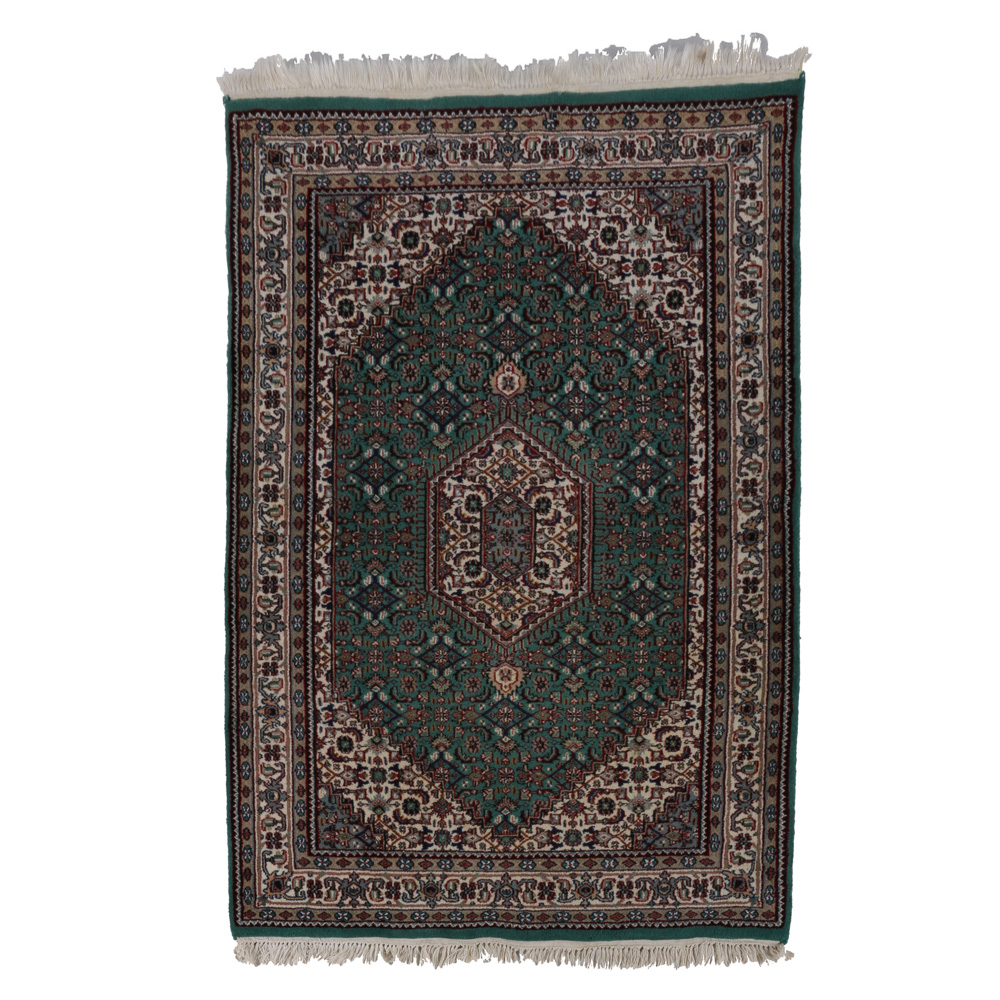 Handwoven Indo-Bidjar Wool Area Rug