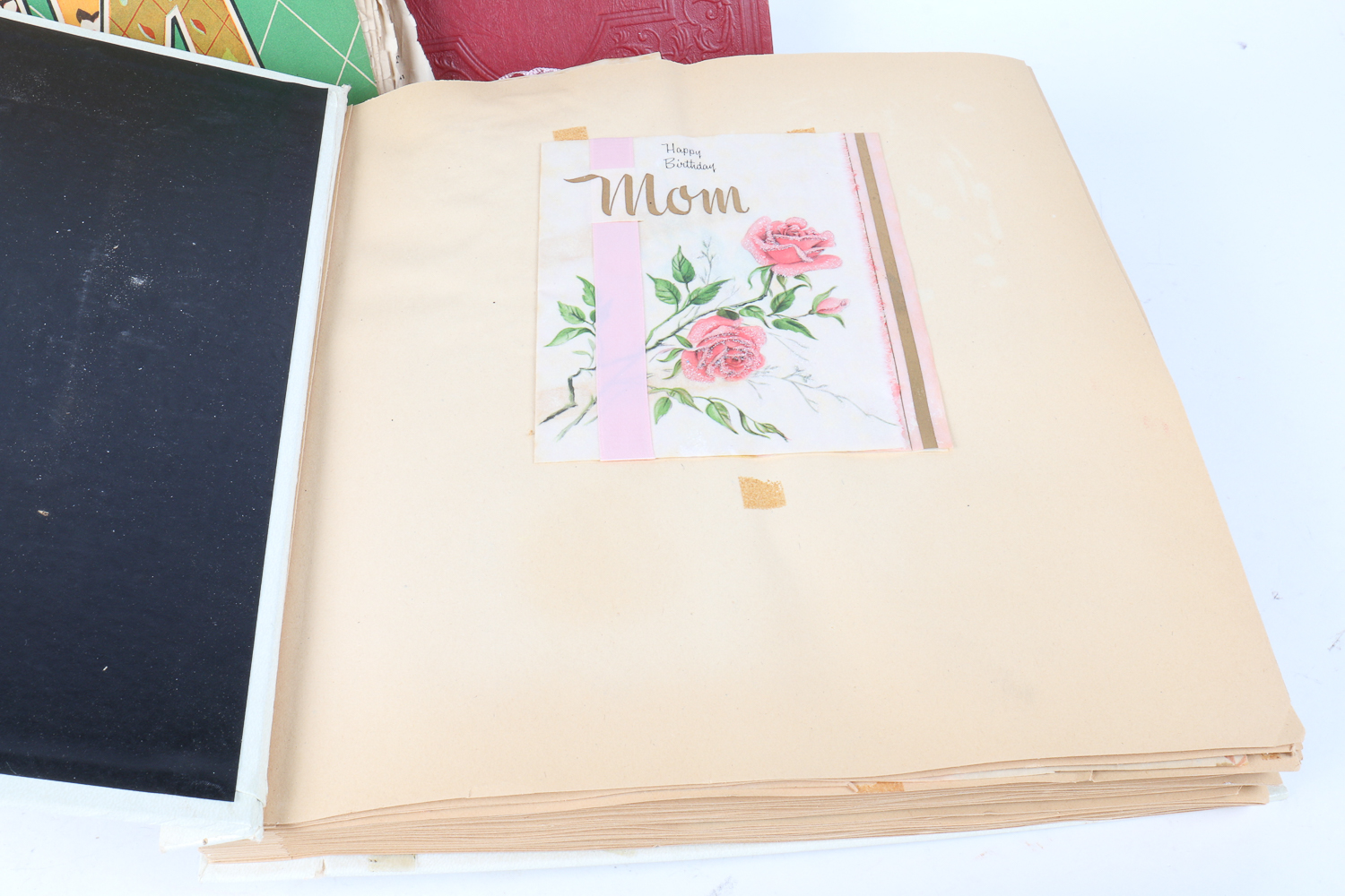 Collection of Vintage Greeting Cards and Scrapbooks