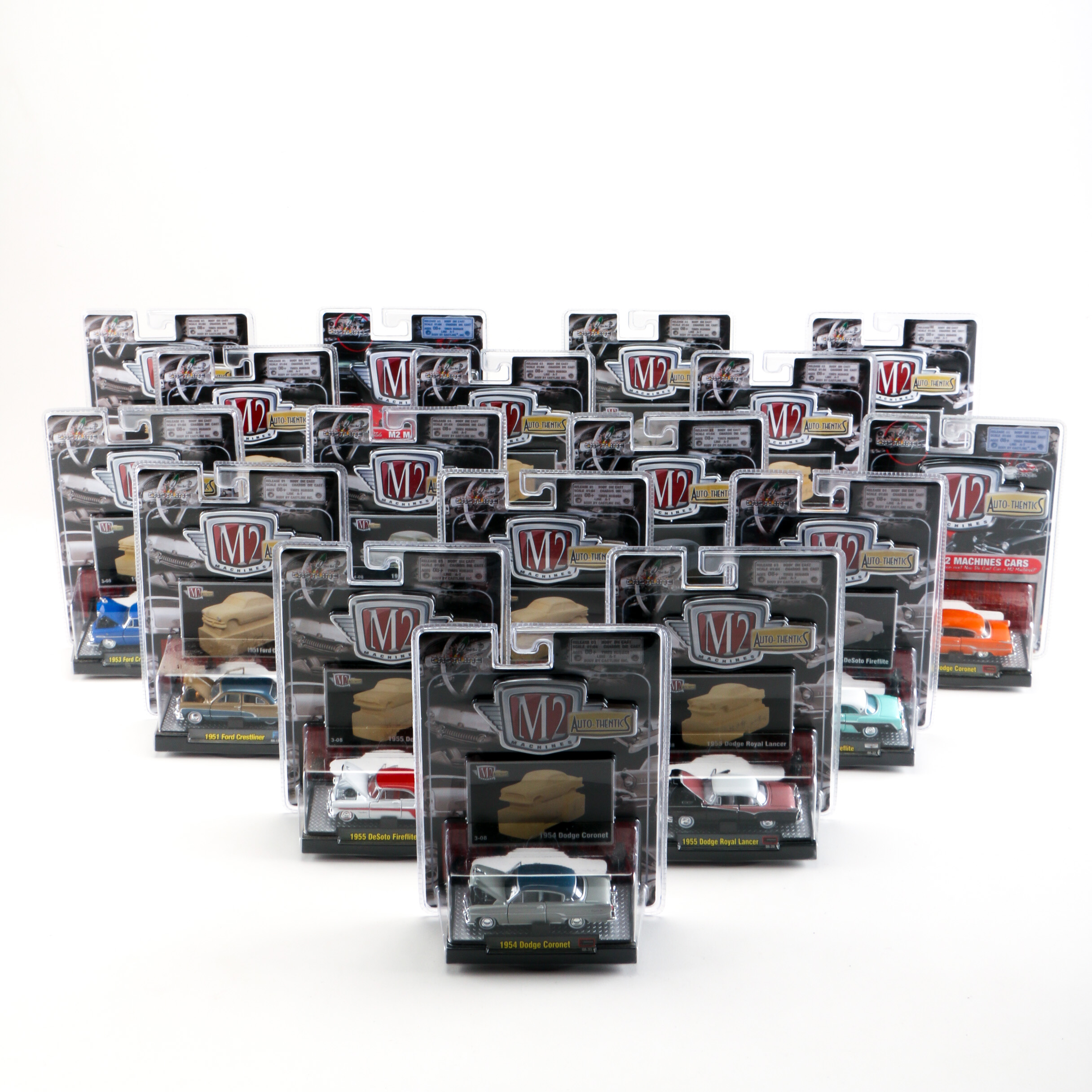 Collection of M2 Auto-Thentics Die-Cast Cars