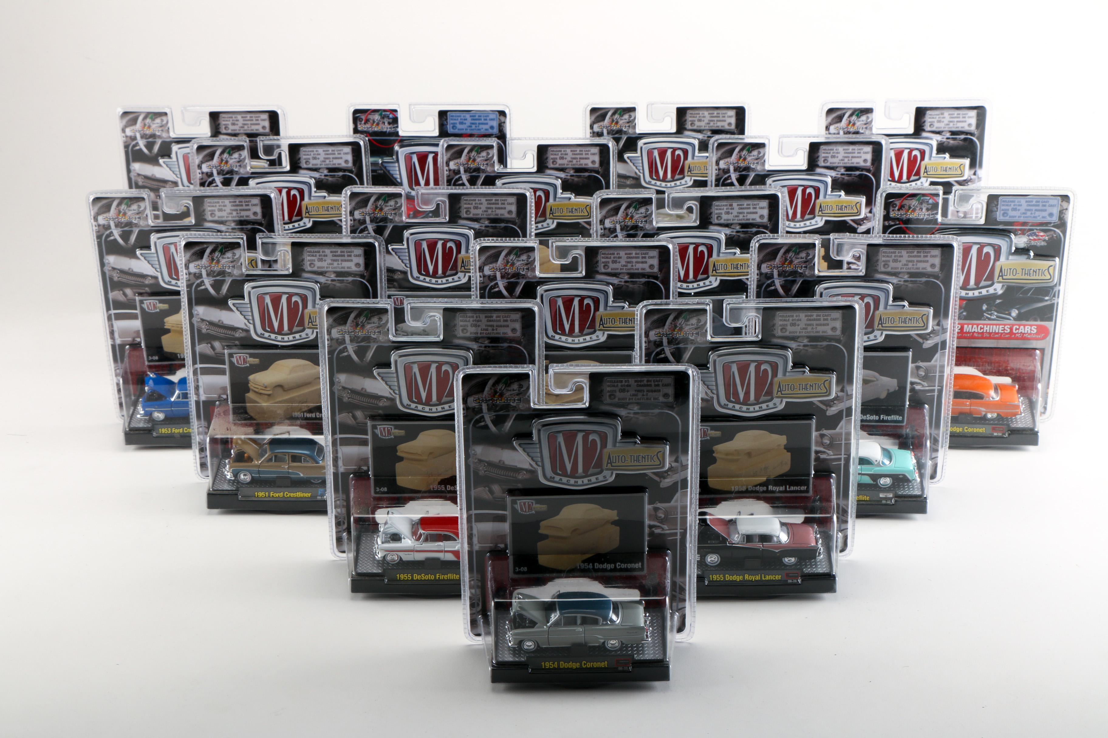 Collection of M2 Auto-Thentics Die-Cast Cars