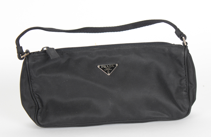 Mini Black Prada Bag with Duster Bag