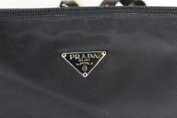 Mini Black Prada Bag with Duster Bag