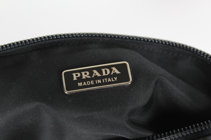 Mini Black Prada Bag with Duster Bag