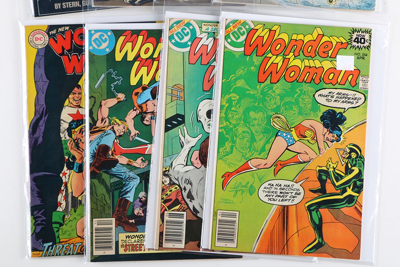 Collection of Wonder Woman and Super Girl Comics