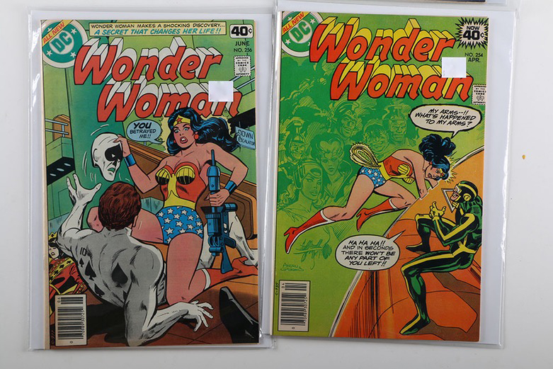 Collection of Wonder Woman and Super Girl Comics