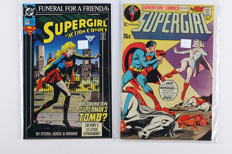 Collection of Wonder Woman and Super Girl Comics