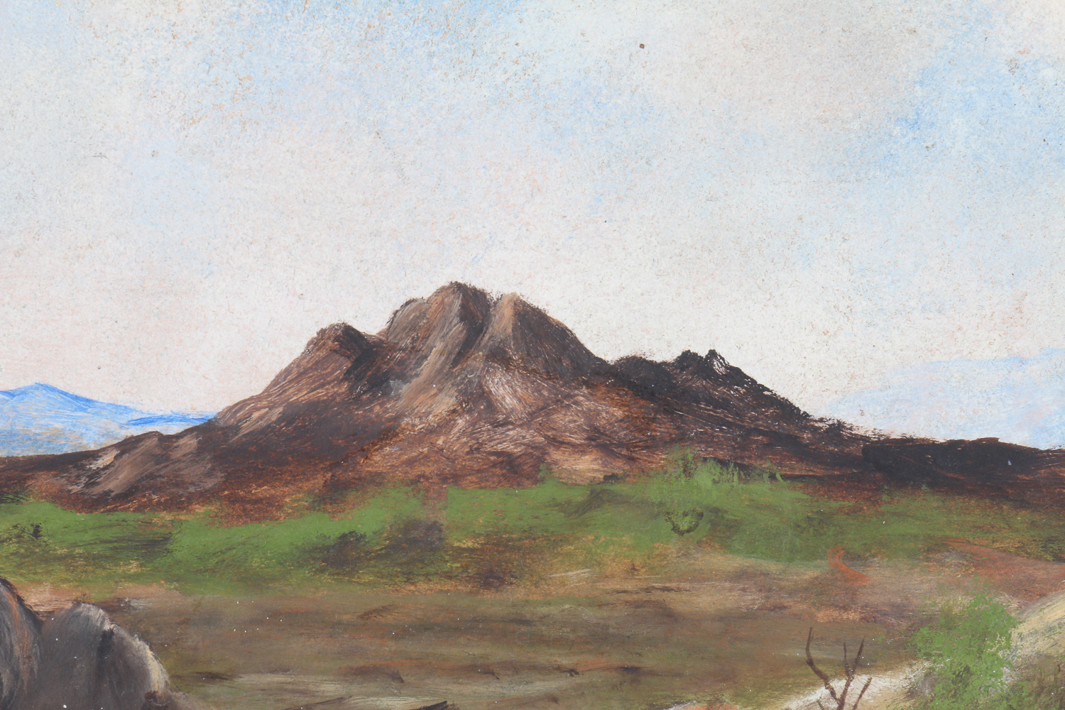 1934 Signed Landscape Oil Painting