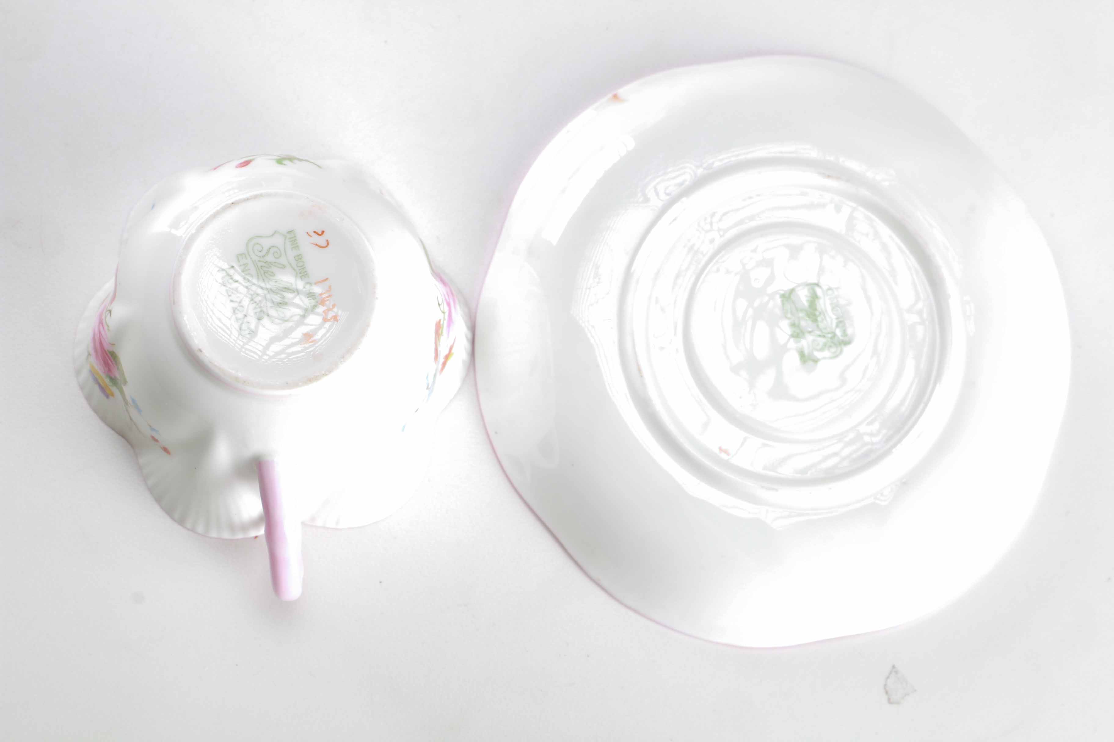 Collection of Five Cup and Saucer Sets