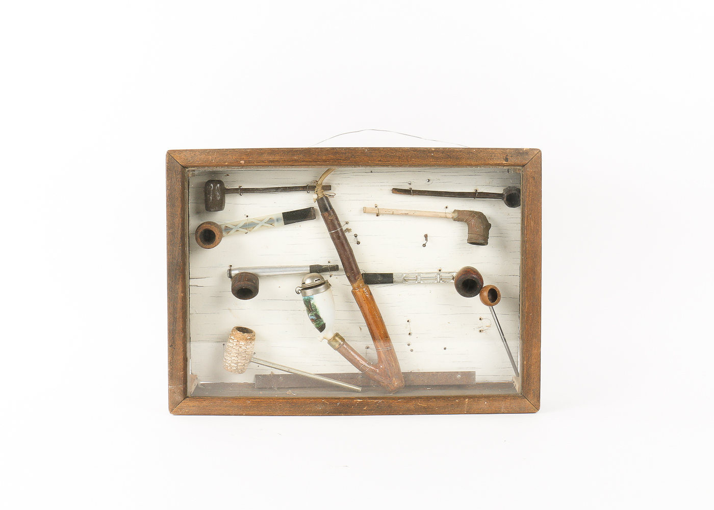 Pipe Collection Inside a Shadow Box