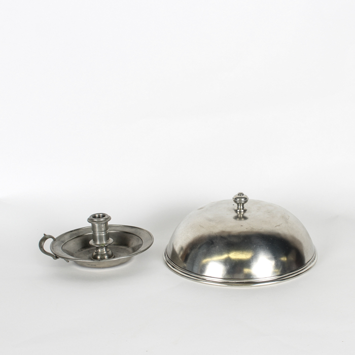 Pewter Decor Including Match Italian Piece