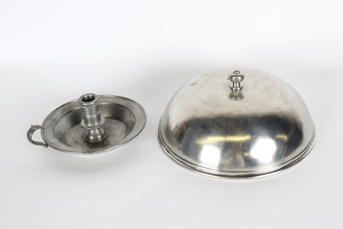 Pewter Decor Including Match Italian Piece