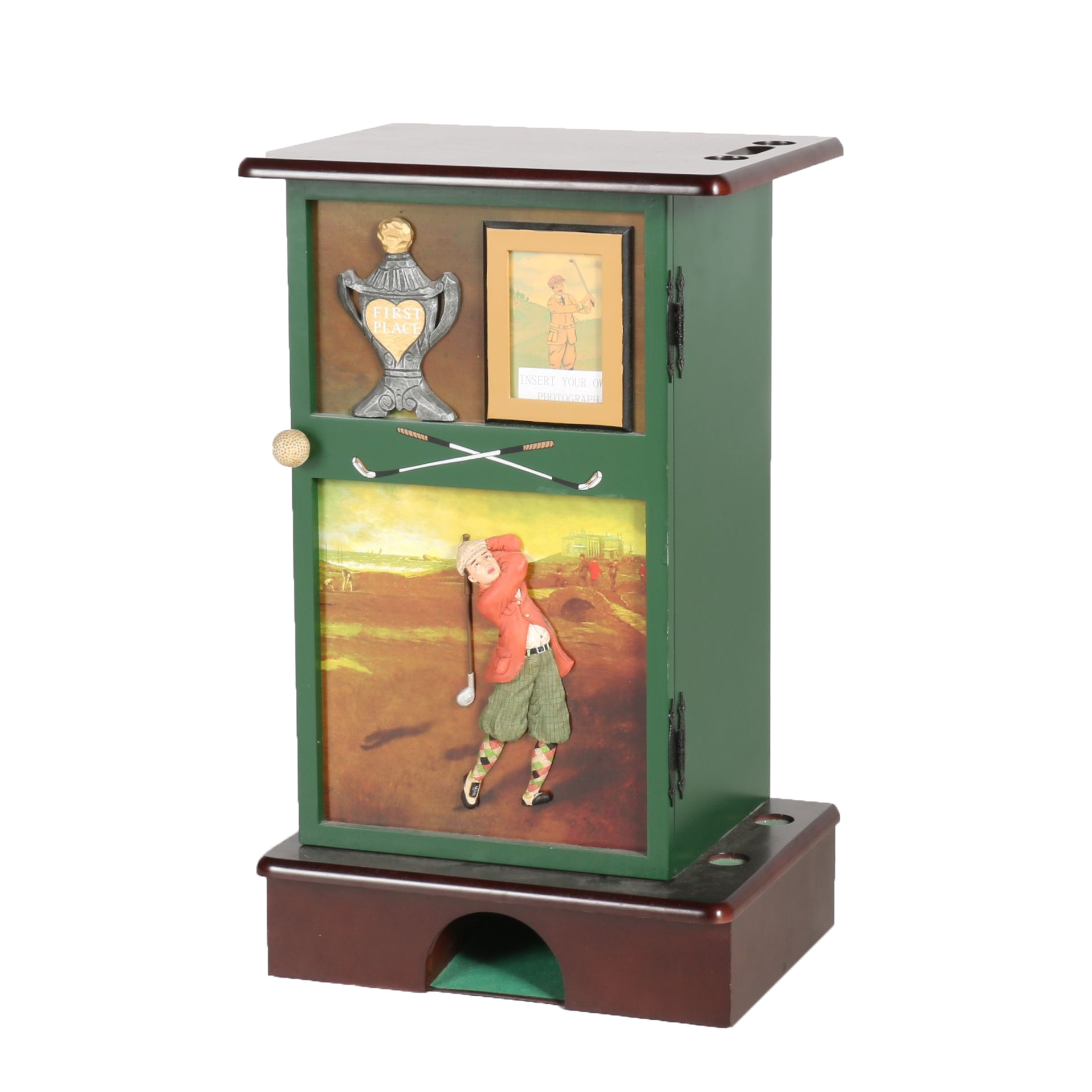 Early 21st Century Golf-Themed Side Table