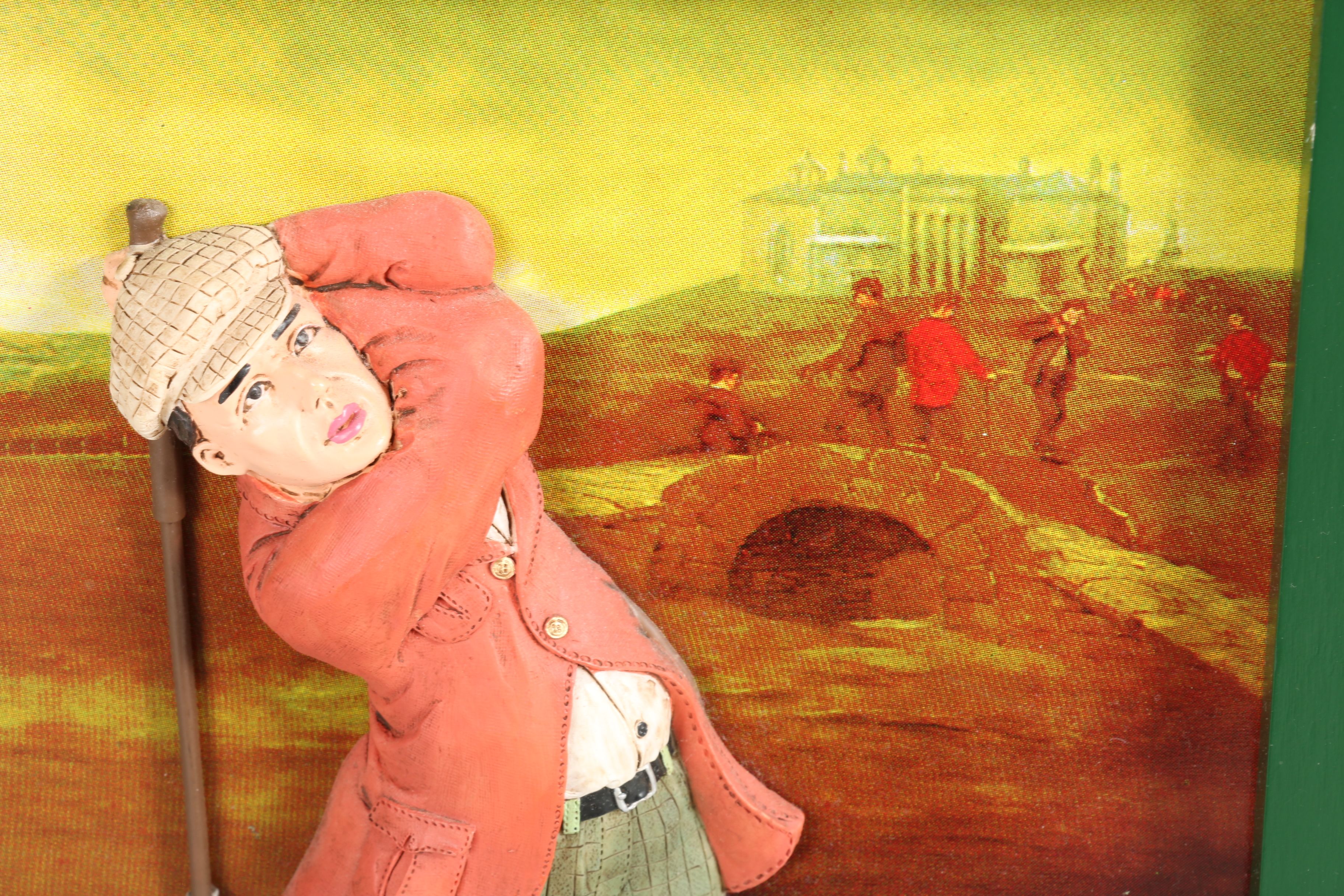 Early 21st Century Golf-Themed Side Table