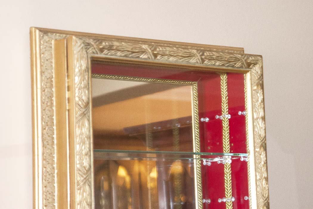 Pair of Hanging Curio Cabinets