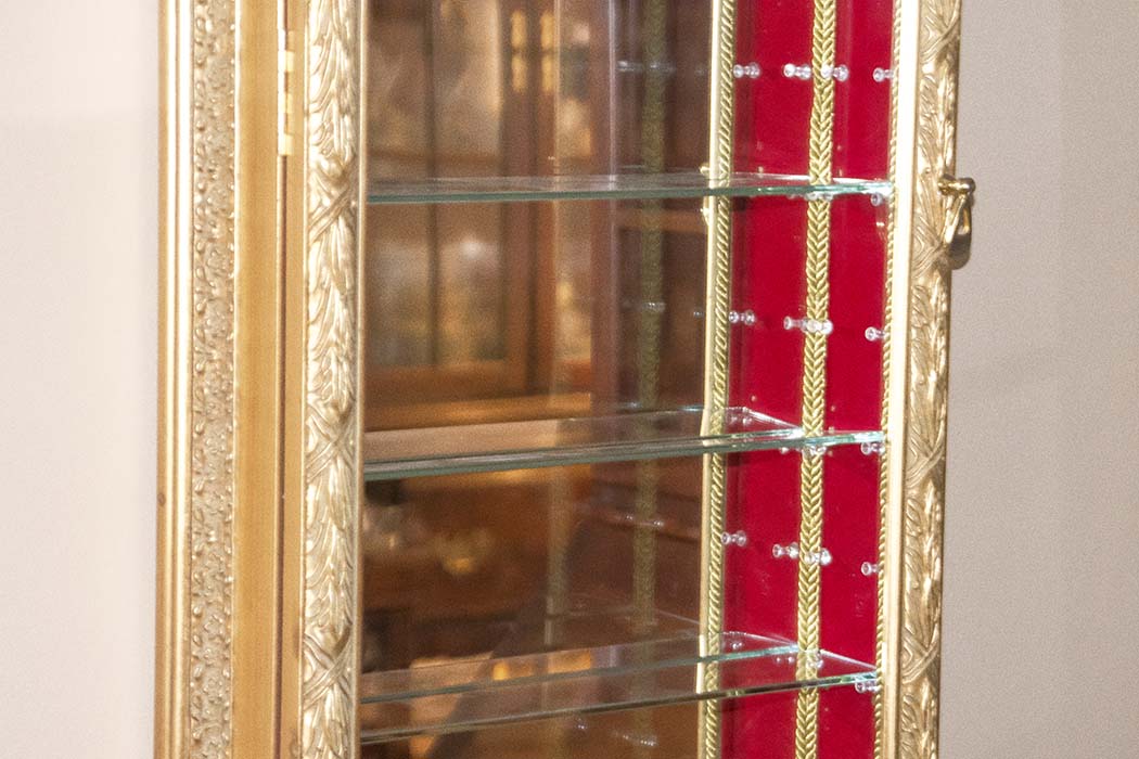 Pair of Hanging Curio Cabinets