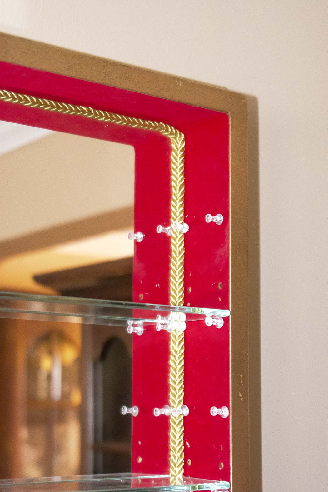 Pair of Hanging Curio Cabinets