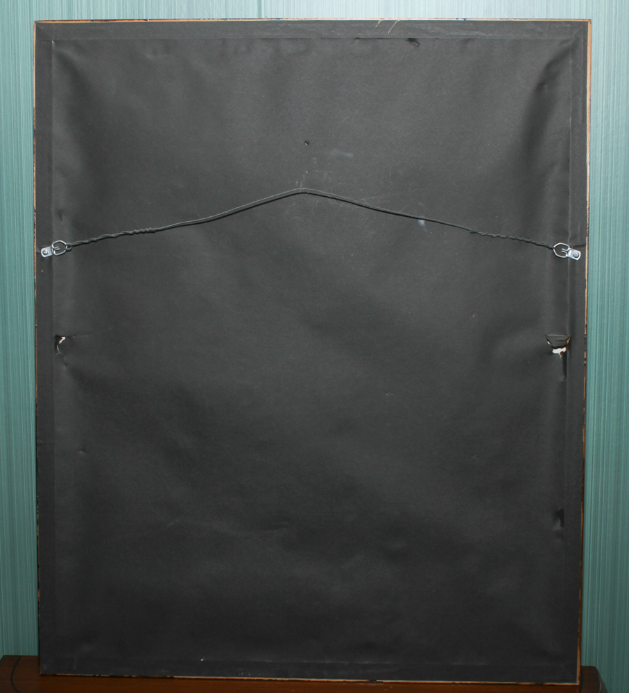 Signed Lithograph of a Rural Scene