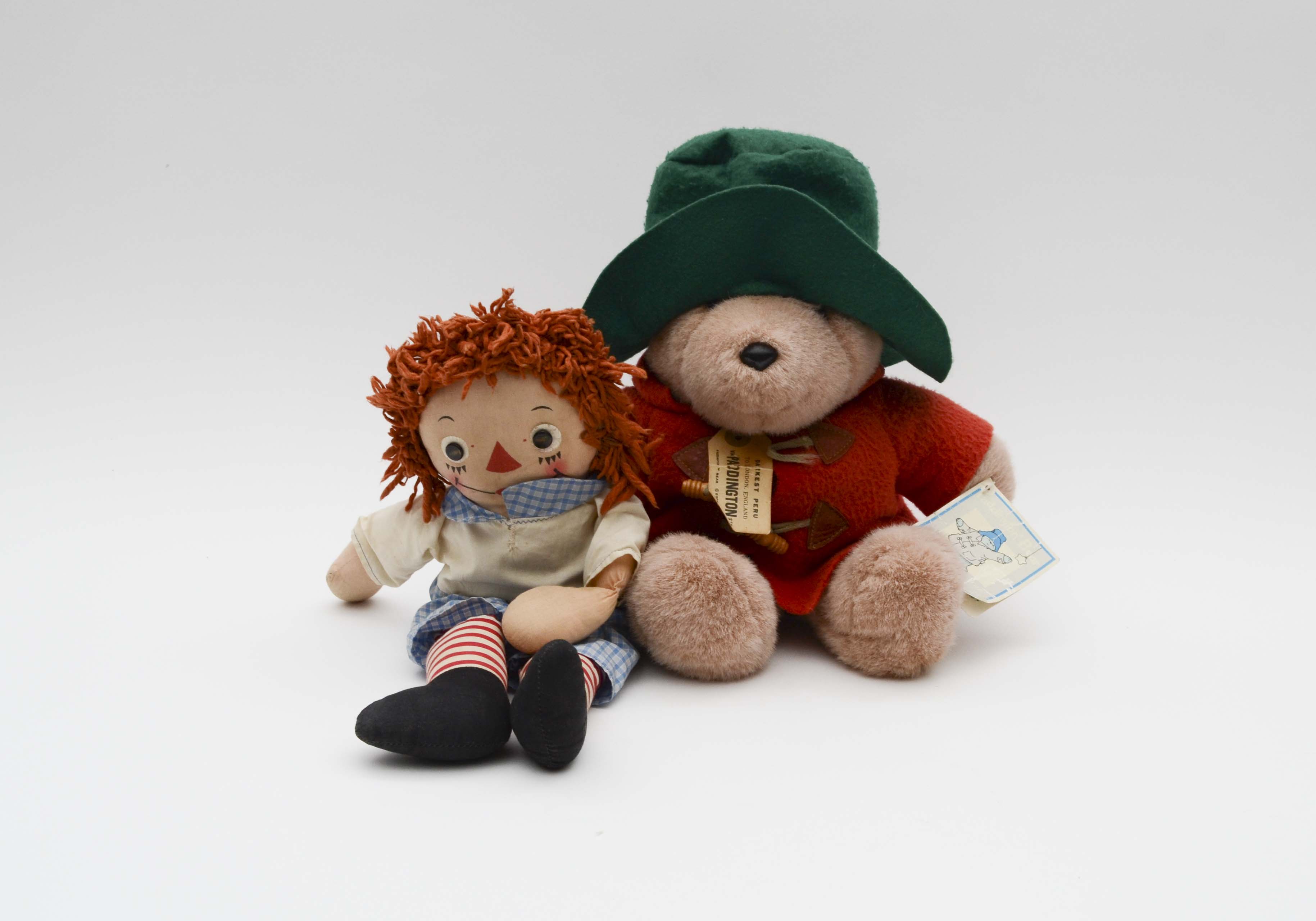 Vintage Set of Children's Stuffed Toys