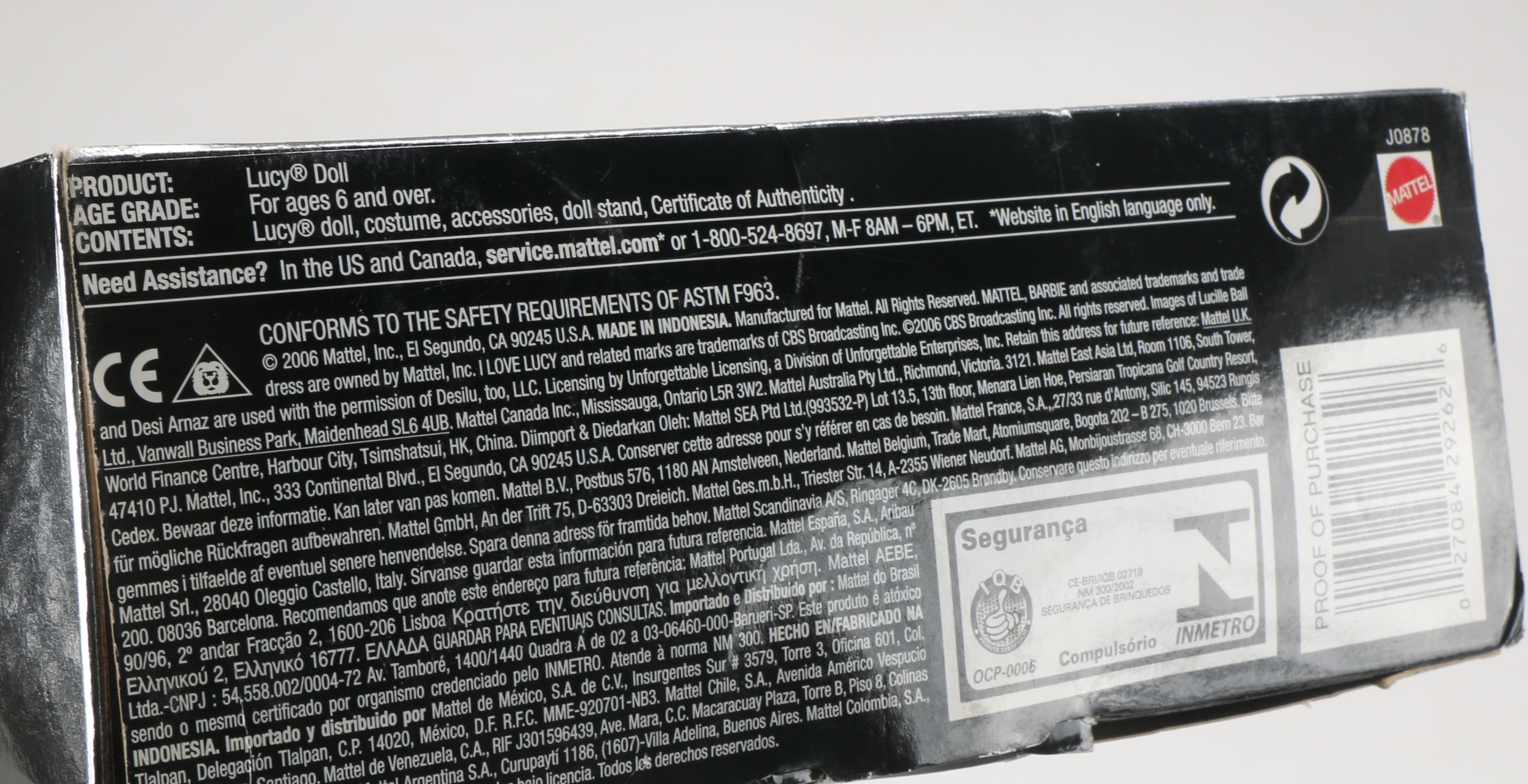 Lucille Ball Barbie Doll in Original Box