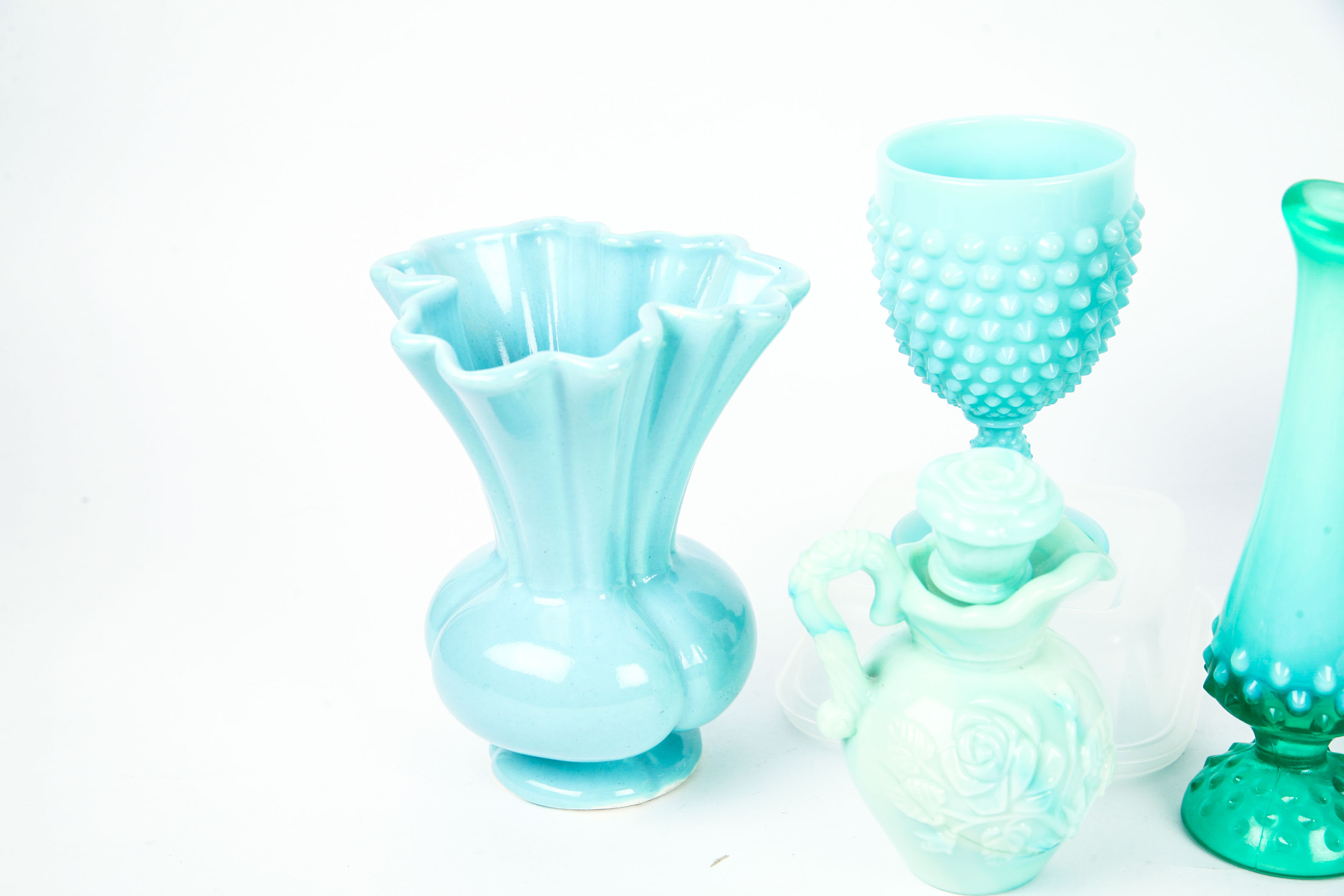 Assorted Aqua Blue Vessels