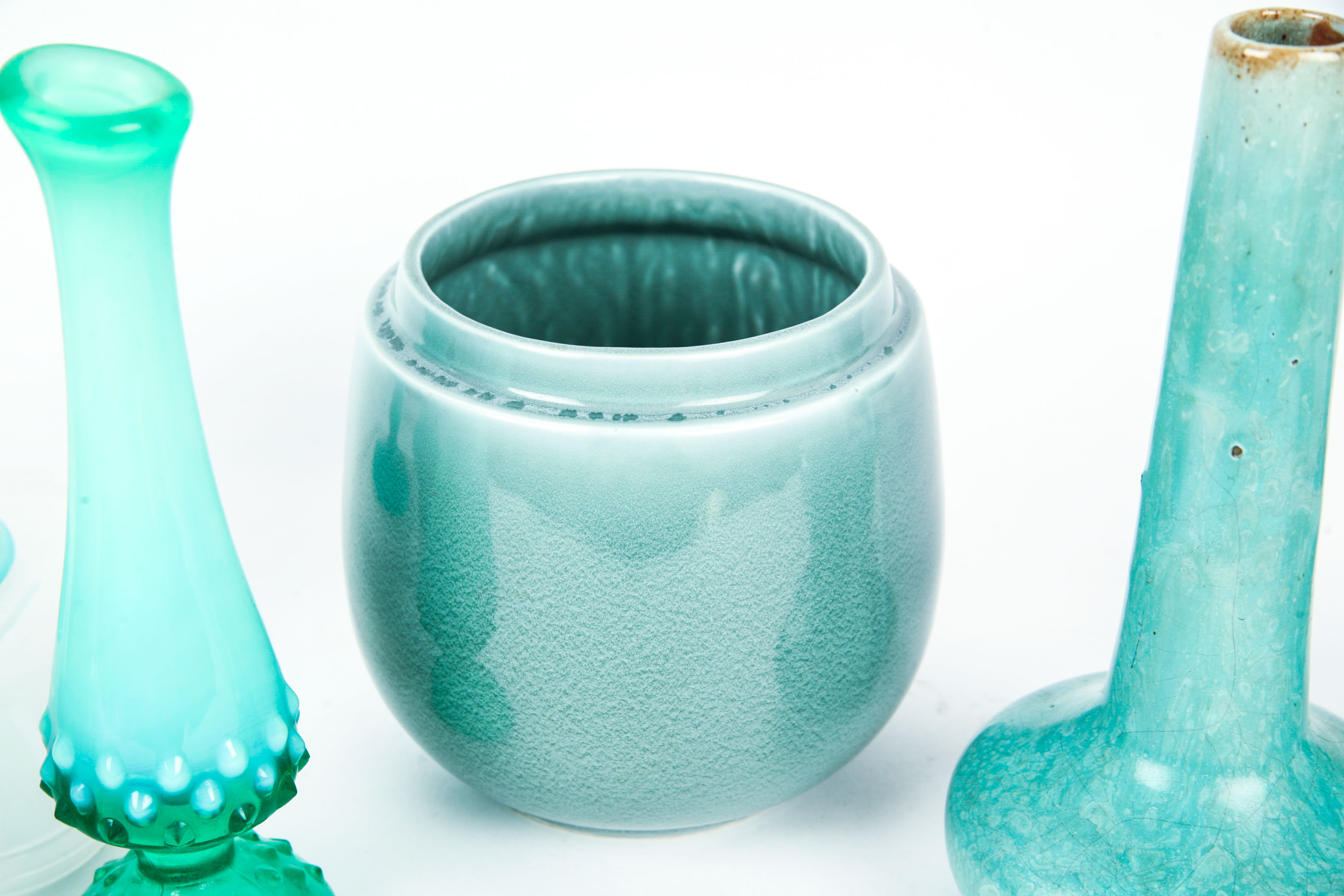 Assorted Aqua Blue Vessels