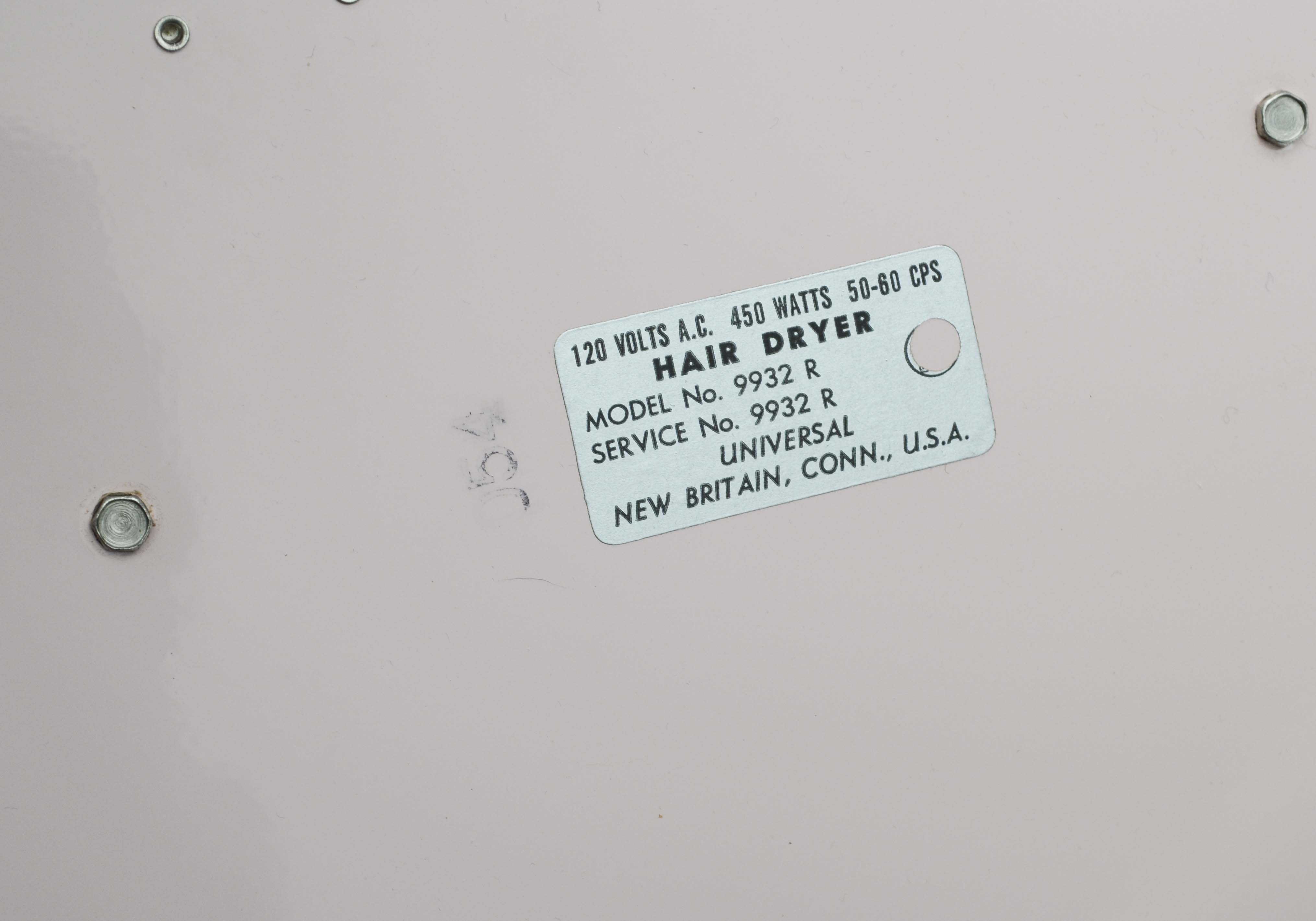 Vintage Bettina Universal Hair Dryer