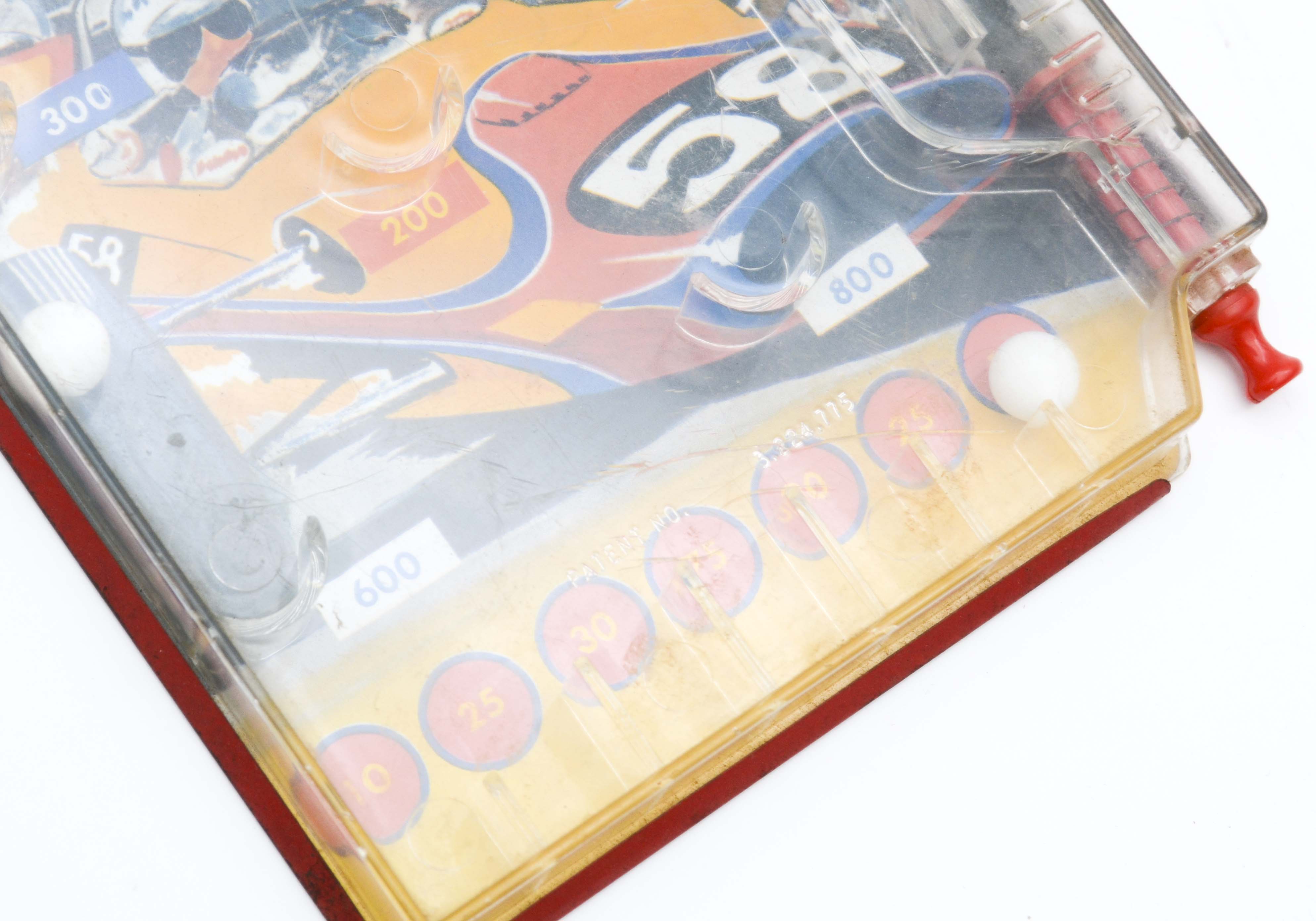 Vintage Toy Bricks and Pinball Game