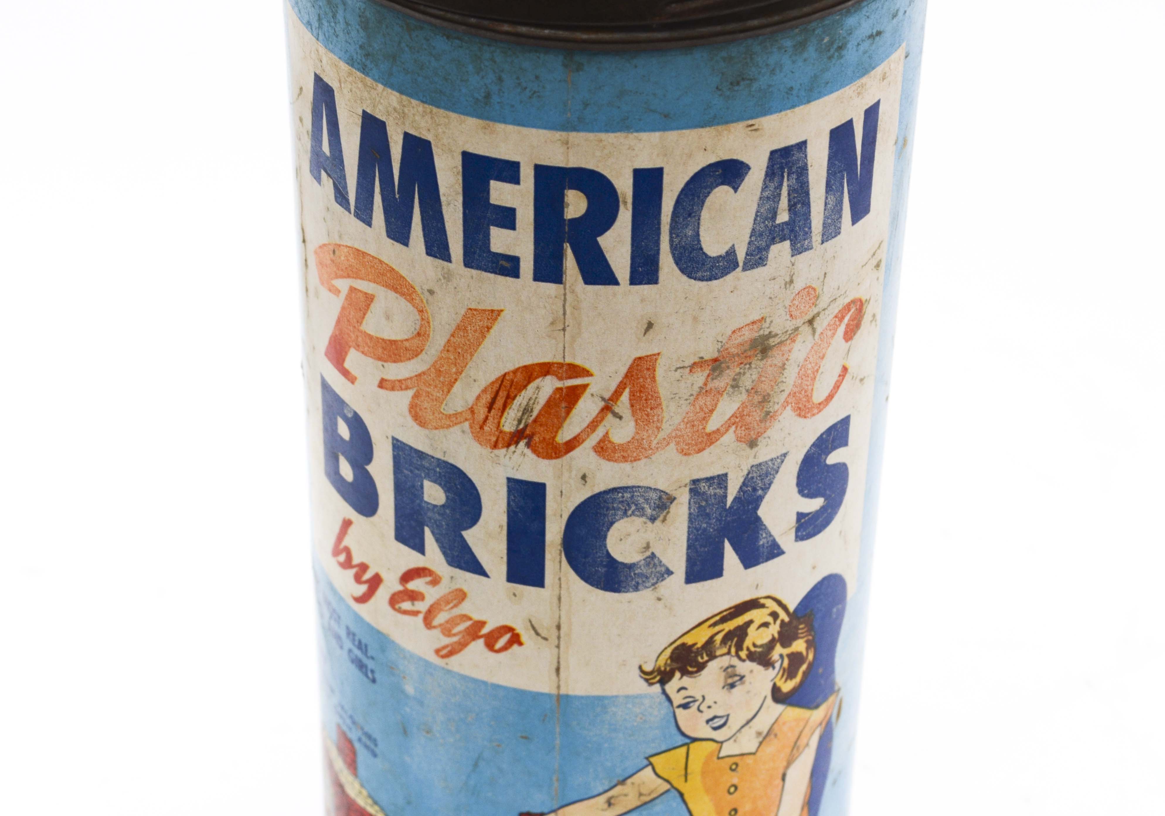 Vintage Toy Bricks and Pinball Game