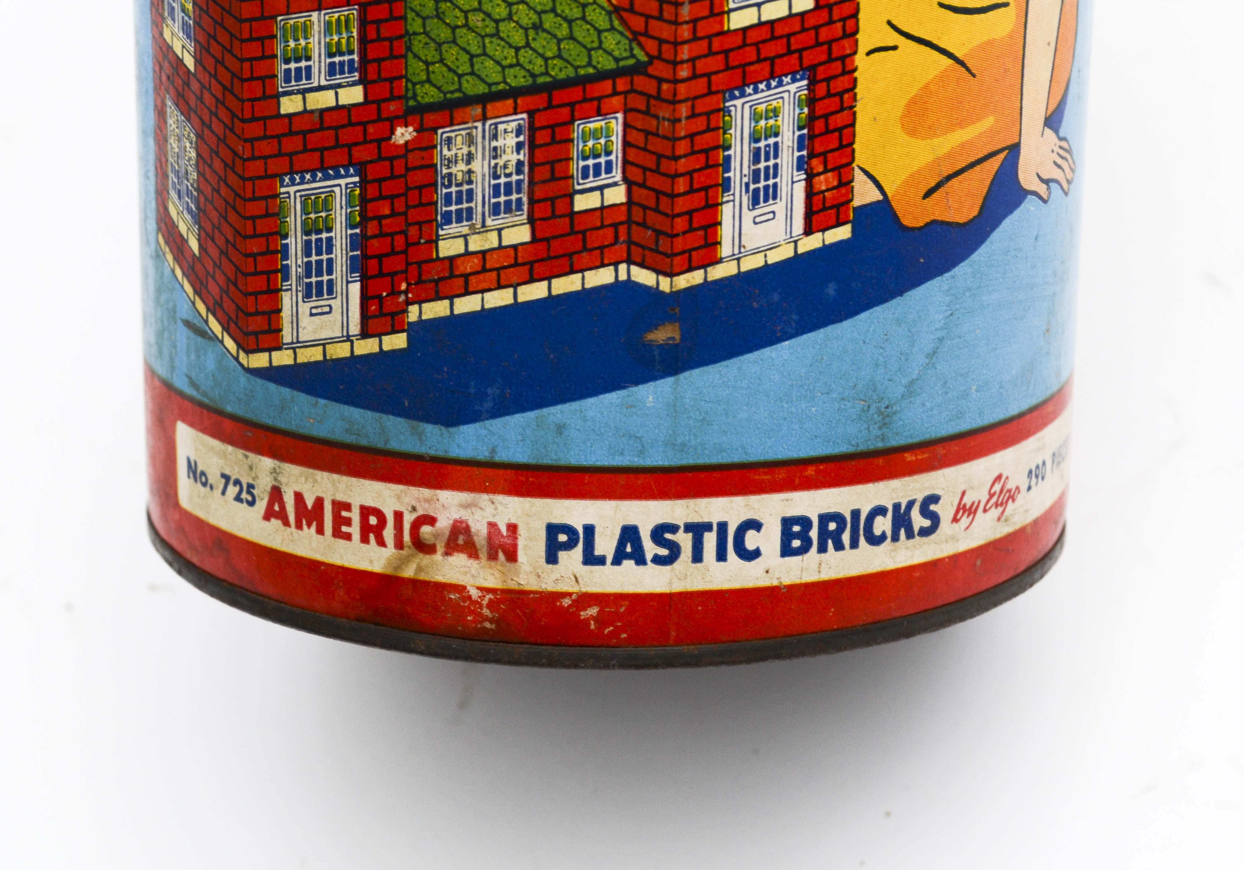 Vintage Toy Bricks and Pinball Game