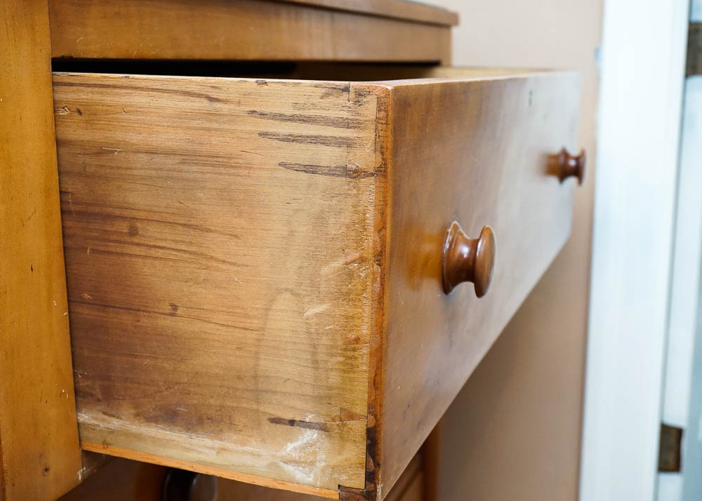 Antique American Empire Cherry Chest of Drawers