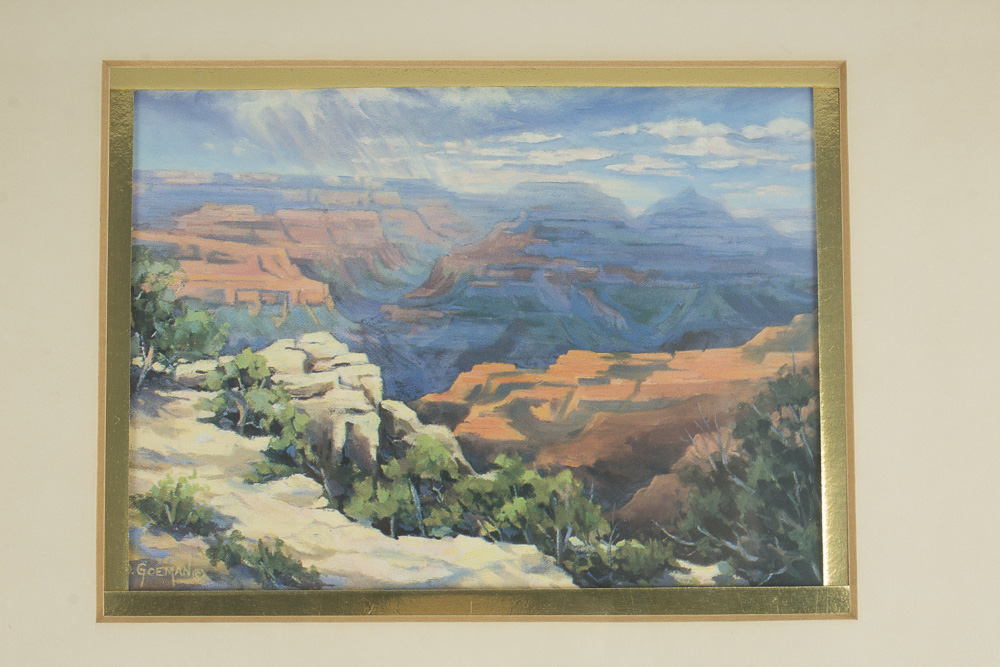 Two Dorene E. Goeman Grand Canyon Offset Lithographs