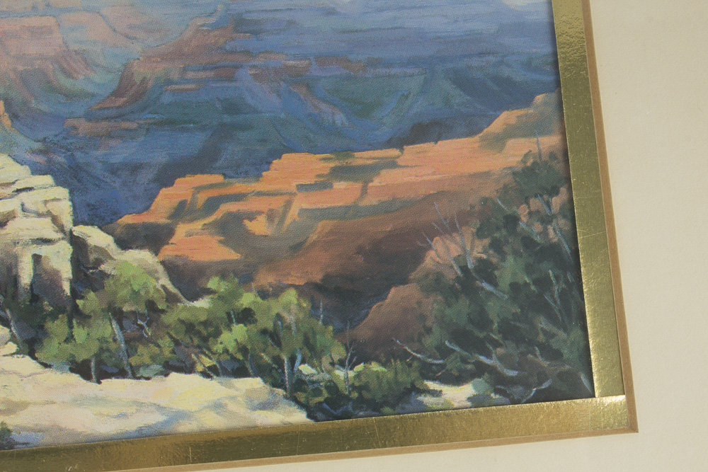 Two Dorene E. Goeman Grand Canyon Offset Lithographs